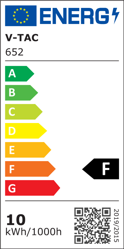 V-Tac T8-Samsung60 - 10W LED rør, erstatter 18W lysstofrør, Samsung LED chip, 5 års garanti