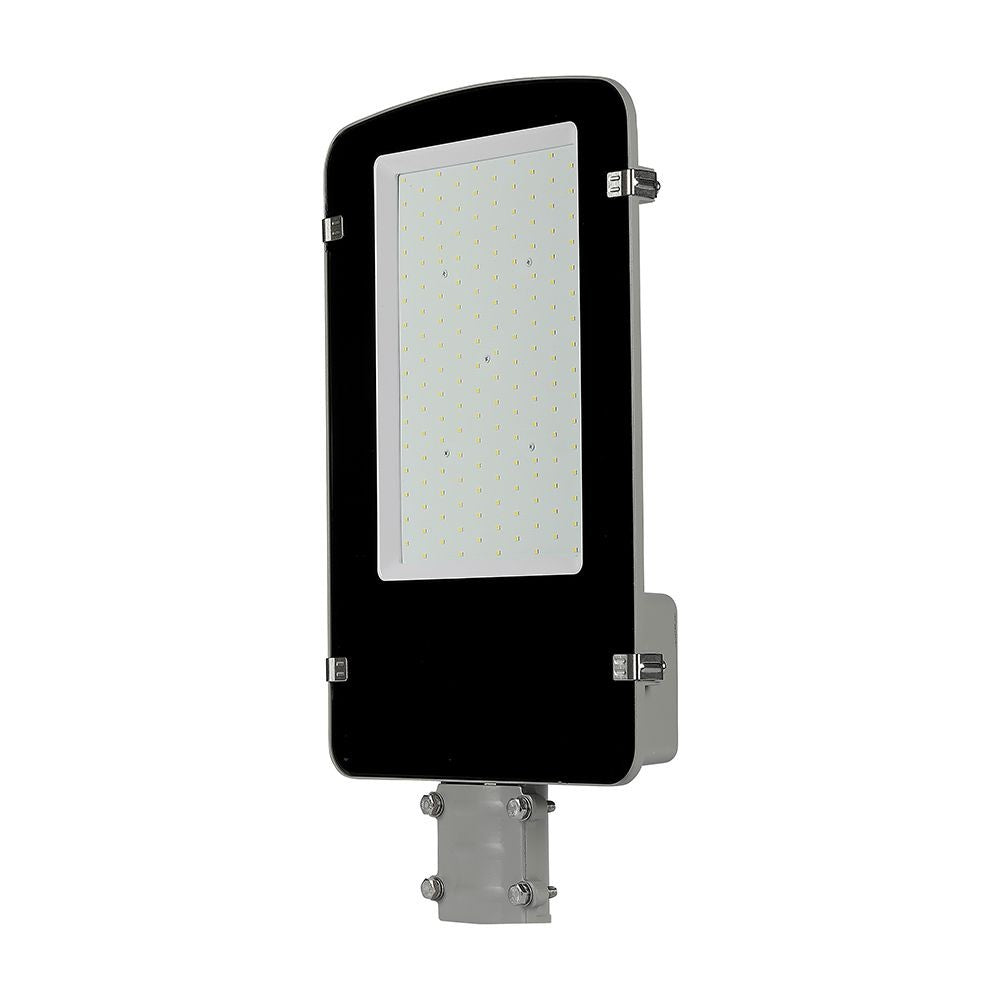 100W LED gadelygte med Samsung Chip, 4000K, grå hus - 5 års garanti