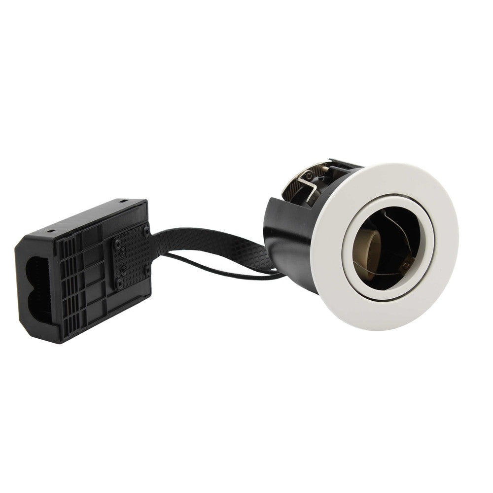 LEDlife indbygningspot Inno88 - GU10, mat hvid, IP44, godkendt i isolering (230V)