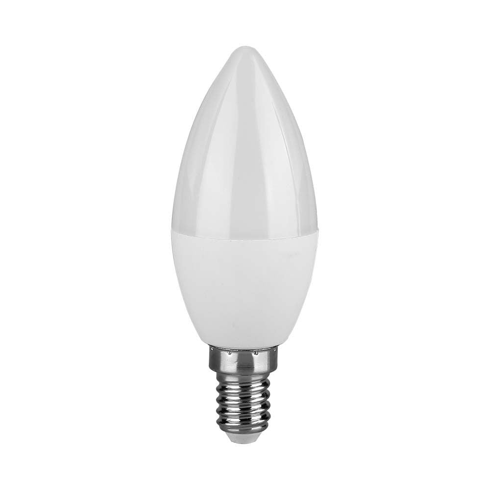C37 LED Pære 3,7W E14 - Plastik, Samsung Chip, 3000K - 5 års garanti