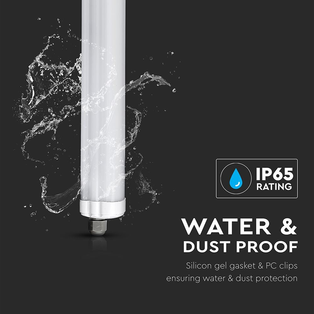 LED WP G-Serie Rør 60cm - Økonomisk, 4000K, 18W, 2160lm, RA80, IP65