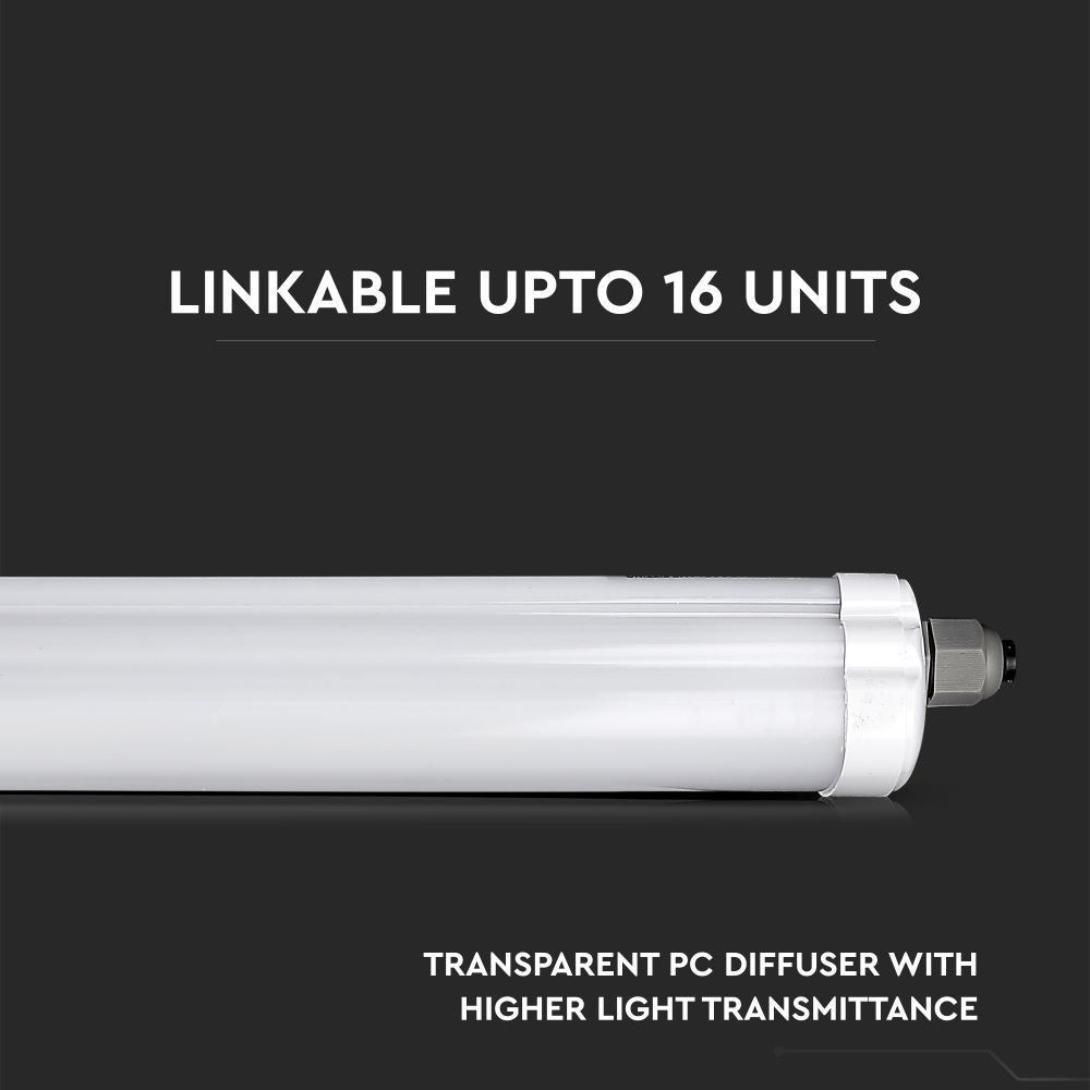 LED WP G-Serie Rør 60cm - Økonomisk, 4000K, 18W, 2160lm, RA80, IP65