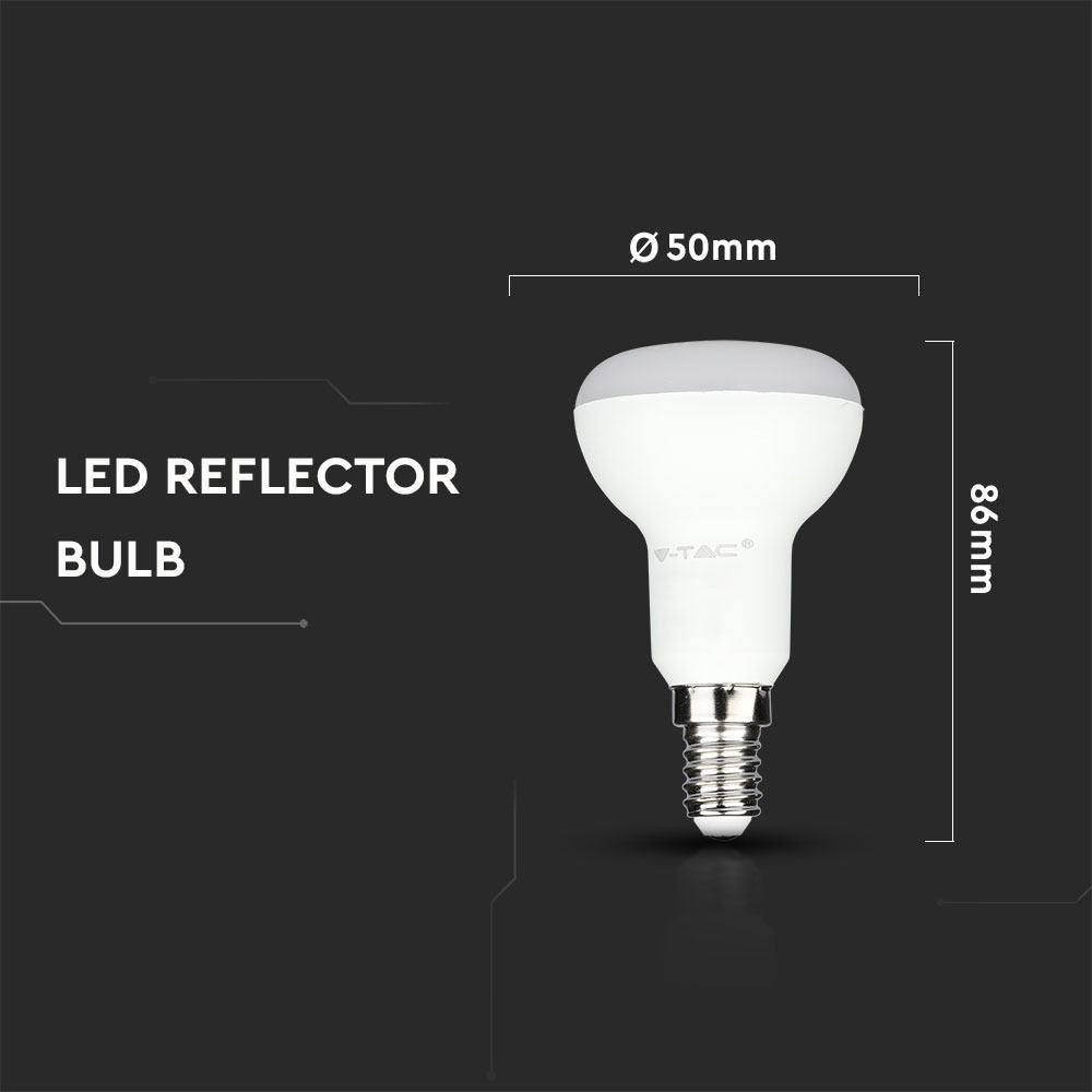 V-Tac 6W LED spotpære - Samsung LED chip, R50, E14, 450lm, RA80, 5 års garanti