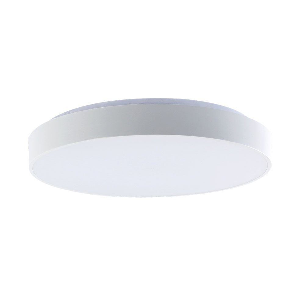 LED Designer Dome Lys 20W - Fjernbetjening, Dæmpbar, Hvidt Dæksel - Effekt: 40W, 4000lm