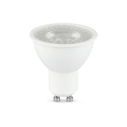 7,5W GU10 Plast Spotlight - Koldhvidt lys (6500K), 38 graders spredning