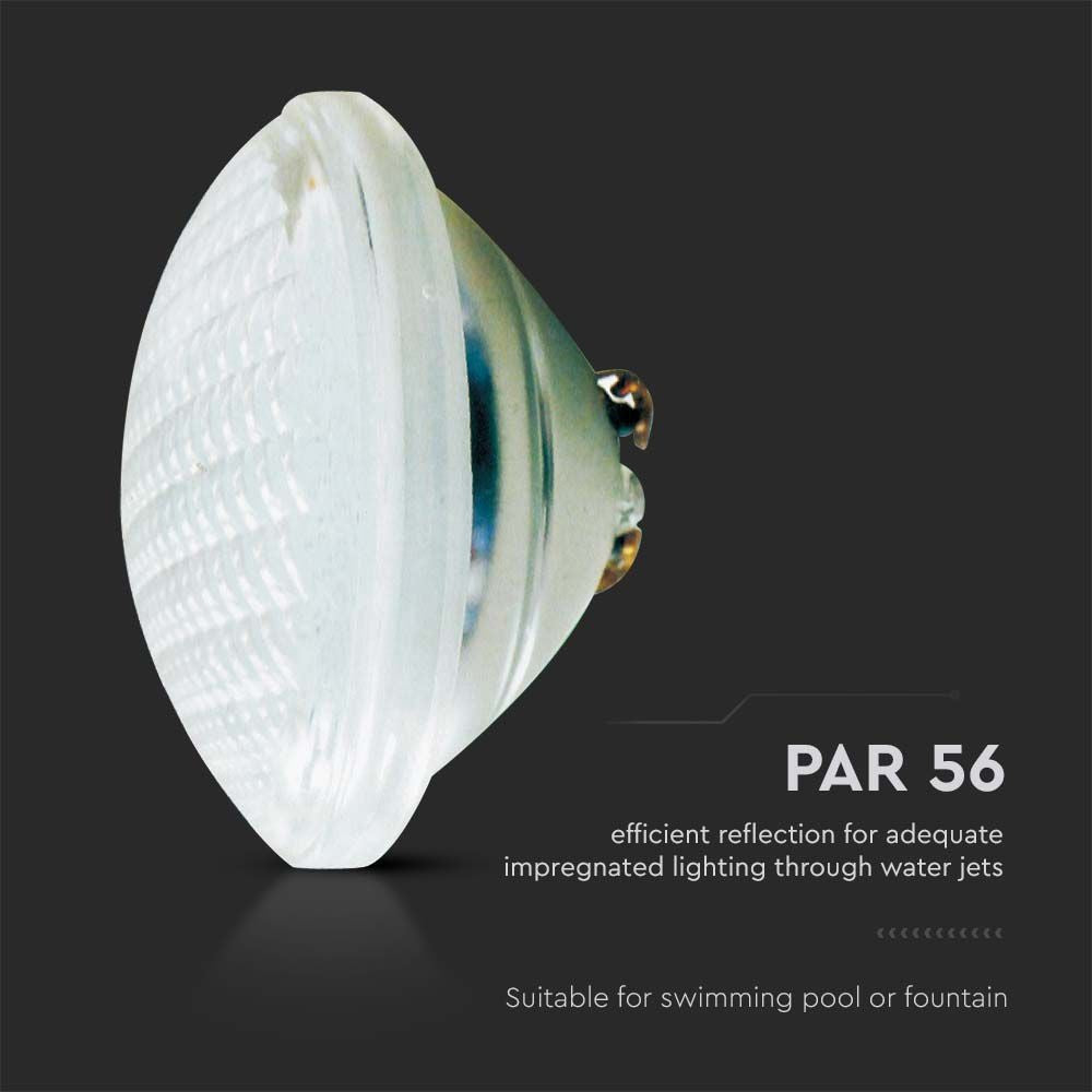 35W LED GLAS POOLLYS 6500K - VT-12135 IP68 12V 4100lm