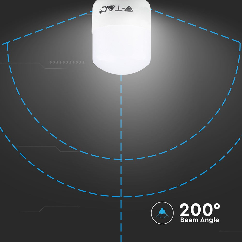 ST26 pære 2W med E14 fatning - plast, varm hvid (3000K), 180lm, RA80
