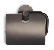 TOILETRULLEHOLDER M/LÅG GUN METAL