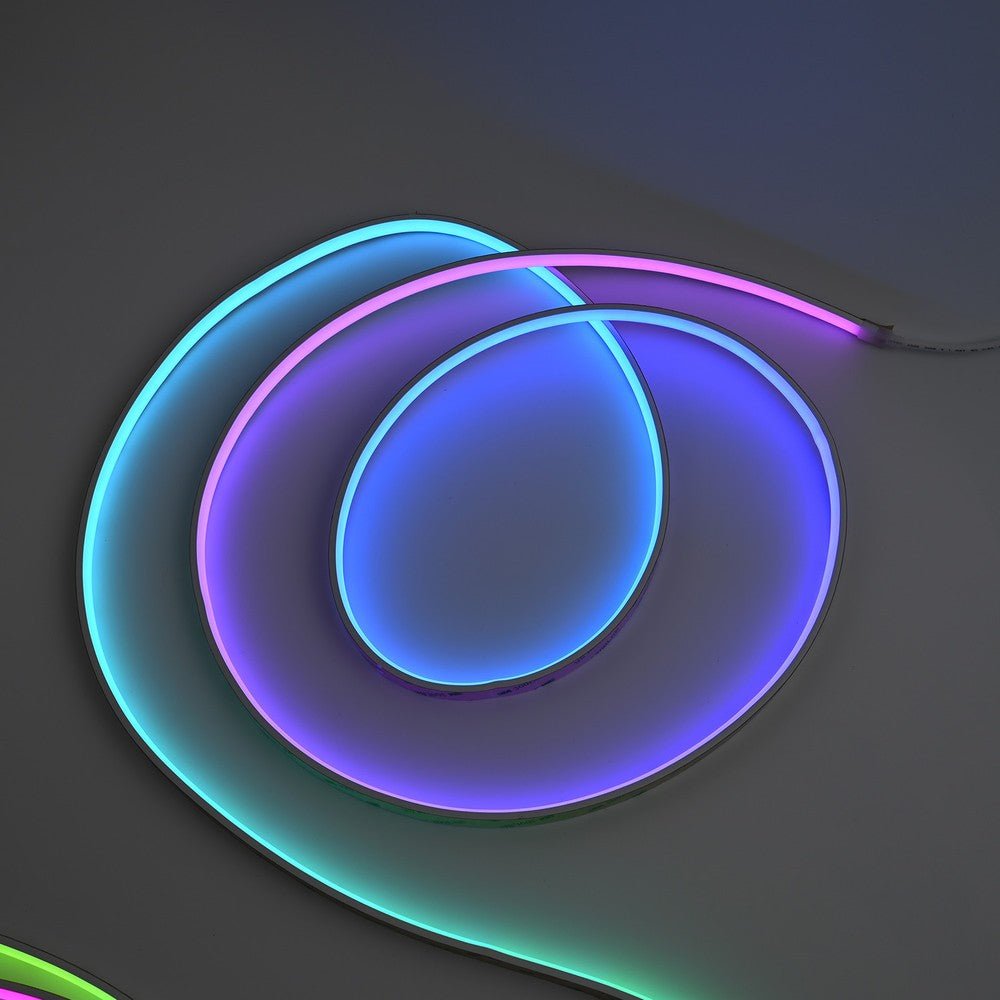 10m Neon RGBIC COB LED strip - 21W/m, 720 LED pr. meter, 24V, IP67 - Udendørs LED strip til farverige lyseffekter