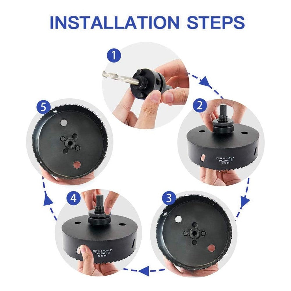 Inno88 Ø76mm Kopbor til Indbygningsspot med Centerbor