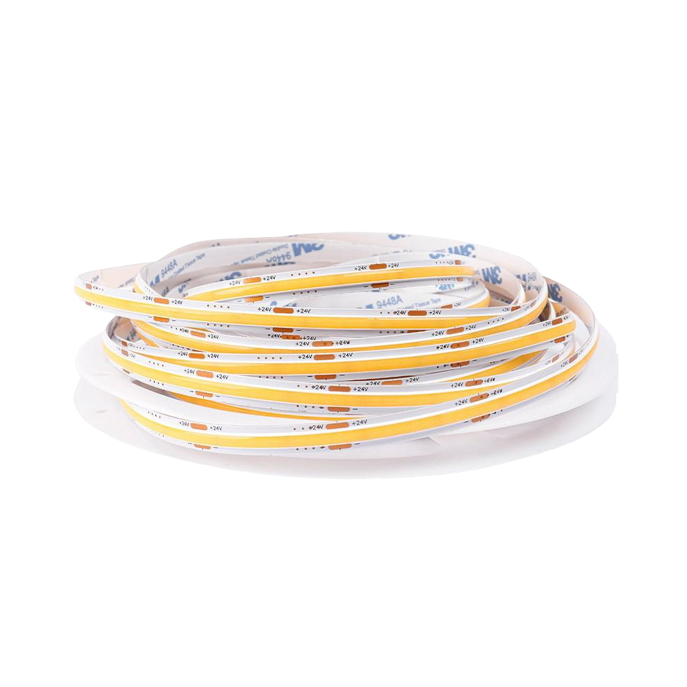 10m Dot-fri COB-LED-stripe med 320 LED pr. meter, 24V, 4000K, RA95 - IP20