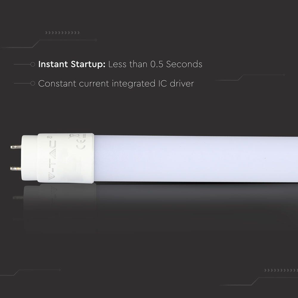 25x Samsung chip LED rør 120cm - 18W, 5 års garanti, T8, 4000k, erstatter 36W, 230V, RA80