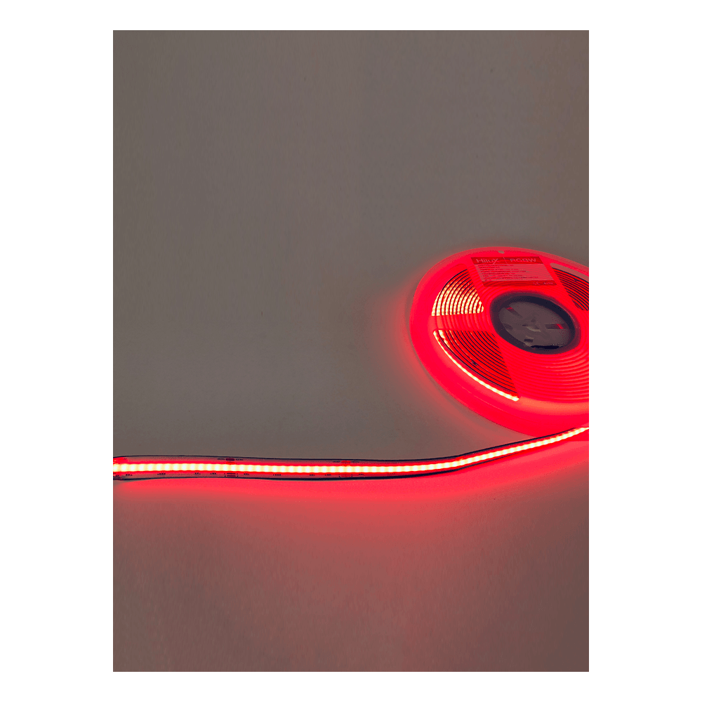 HiluX RGBW COB LED Strips - 24V - 16W - 620lm/m - RGB+3000K - CRI90+ - 5m - IP20