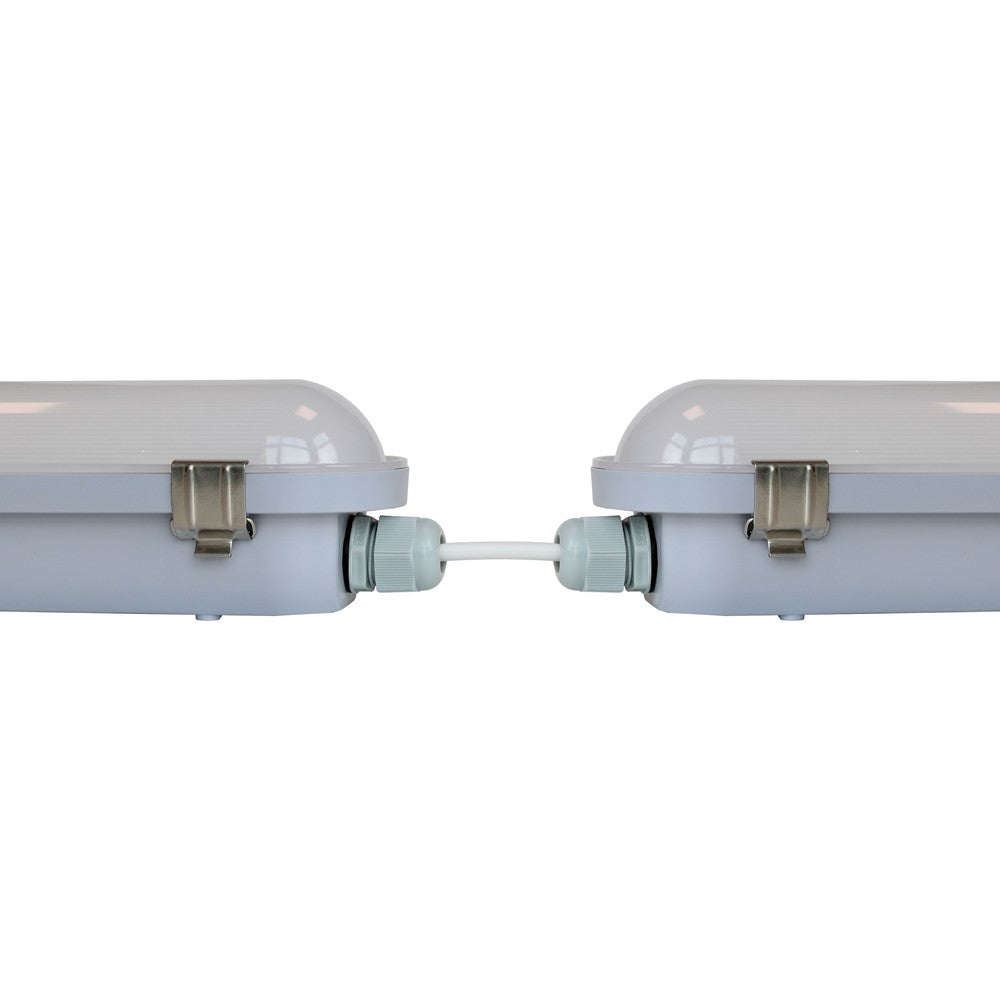 120 cm HiCRI 0-10V Armatur RA90 40W, Gennemfortrådet, IP65 - 5100lm