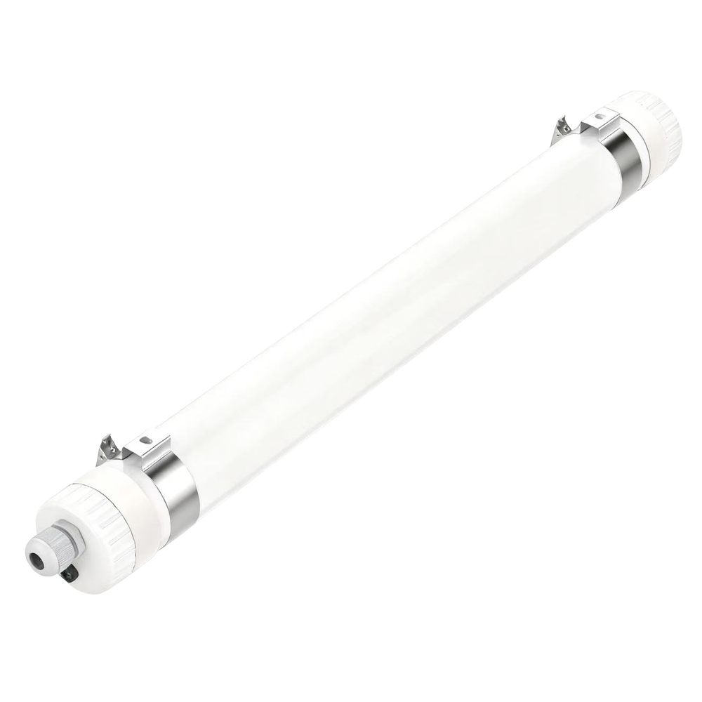 Dura66 60W LED armatur - 150 cm, IP66, Gennemfortrådet, IK10, 150lm/W