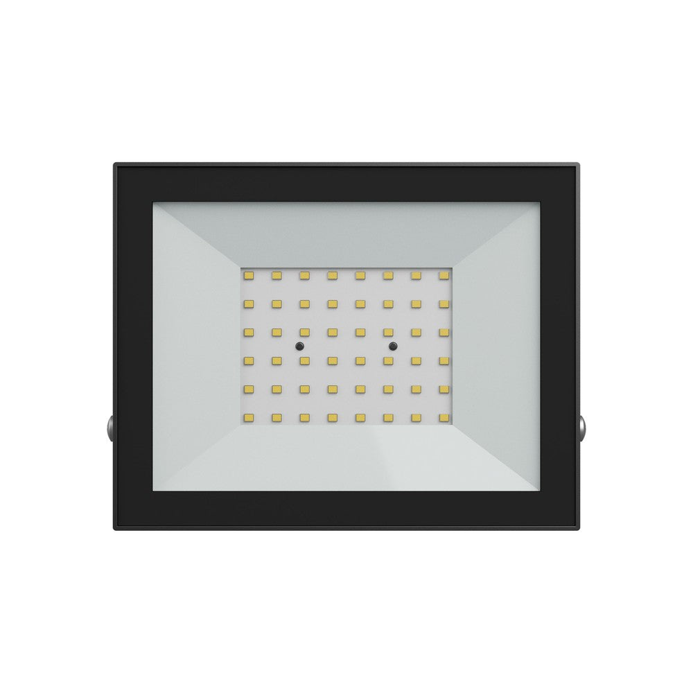 Noctis Lux 4 projektør 50W - varm hvid, 230V, IP65, sort - Ideel til udendørs belysning - 176x137x25mm