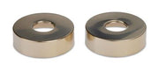 ROSETTE 74MM SÆT 2STK BØRSTET GULD