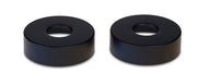 ROSETTE 74MM SÆT 2STK MAT SORT