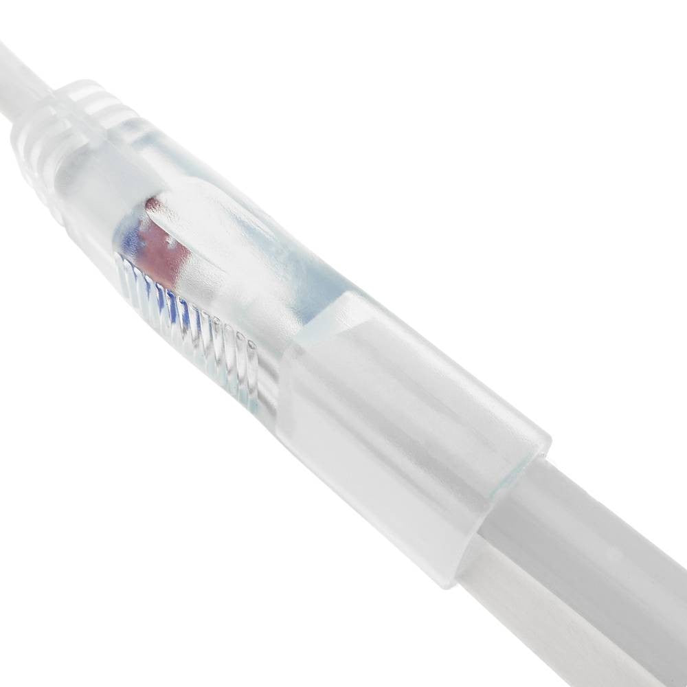 Stik til 8x16 Neon Flex LED - Inkl. endeprop, Vandtæt, 230V