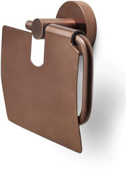 TOILETRULLEHOLDER M/LÅG BØRSTET BRONZE
