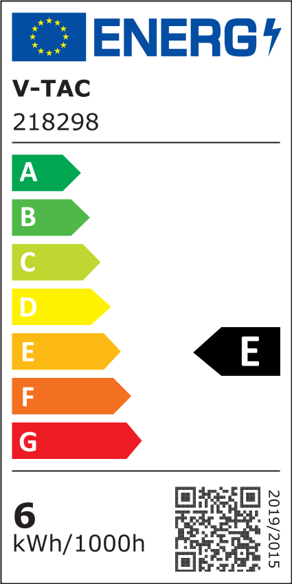 V-Tac 6W LED Udendørs Væglampe - IP65, 230V, inkl. Lyskilde (Erstatter 50W, 660lm, RA 80)