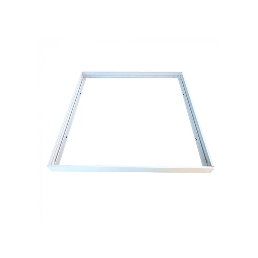 LED panelramme - Hvid kant, hurtig skrueløs samlesæt til 60x60 panel