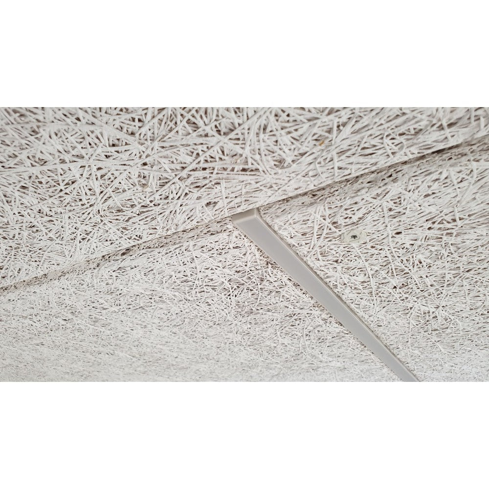 Troldtekt LED dæmpbar skinnesæt 4x120 cm - Planforsænket, Fjernbetjening dæmpbar, Akustilight