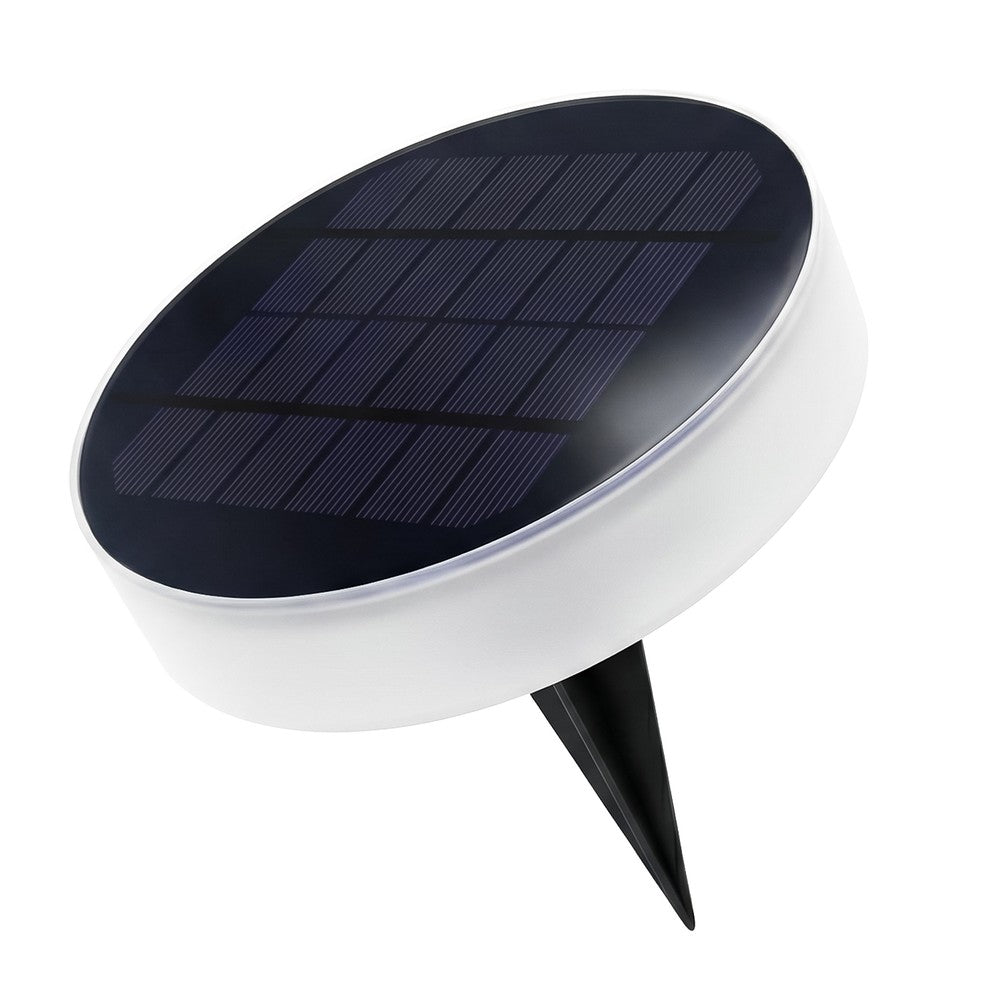 Solcelle sensor bedlys - Skumringssensor, spyd/væg montering IP65, 1.5W, energibesparende udendørs belysning