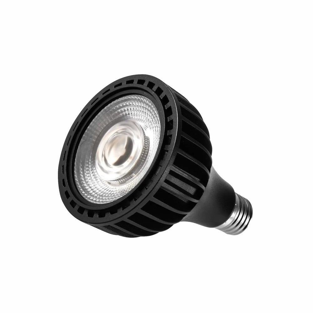 19W PAR30 Full Spectrum Vækstpære med 24 graders spredning og E27 fatning - Input: 230V, 1700lm, RA98