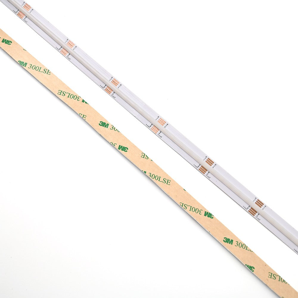 10m RGB+CCT COB-LED strip - 21W/m, IP20, 840 LED pr. meter, 24V, COB LED - Kvalitets LED strip med farveskift og hvidt lys - 1000lm/m - RA91