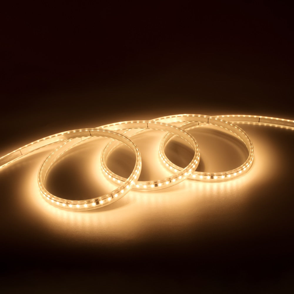 5 meter LED strip med høj farvegengivelseskvalitet X2 RA98 - 230V, IP67, 1000lm/m, 12W/m, kan klippes for hver 10cm