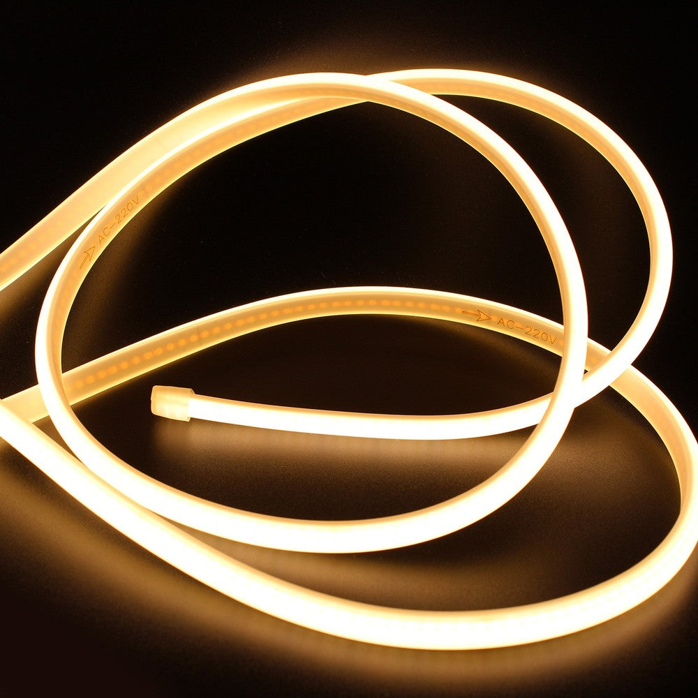 HiCri Neon COB RA95 LED Strip 5m - 230V, IP67, 288 LED, 11W/m, kan klippes hver 10cm