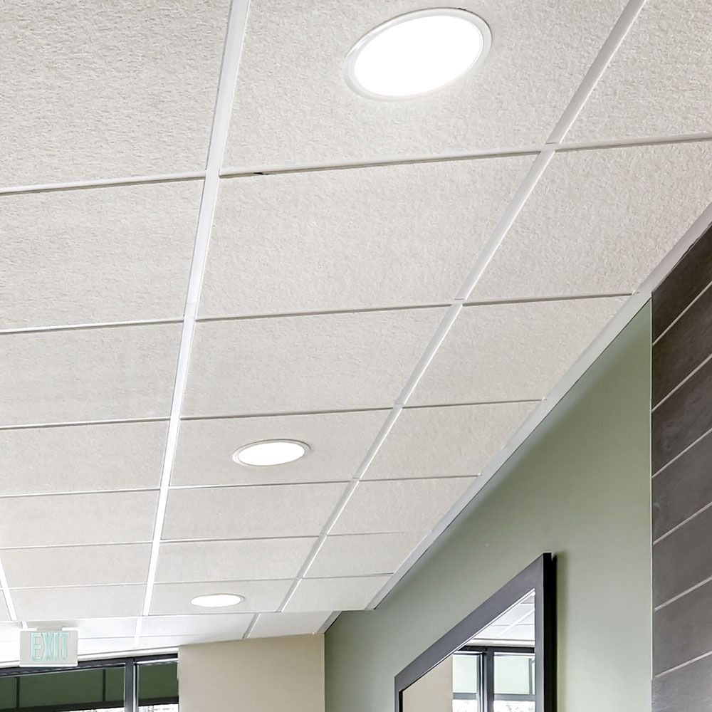 V-Tac 30W LED Spotlight - Hvid, Ø19,5 cm, Ø22,5 cm, 3 cm høj, Samsung LED chip, 2700lm, RA80, 230V