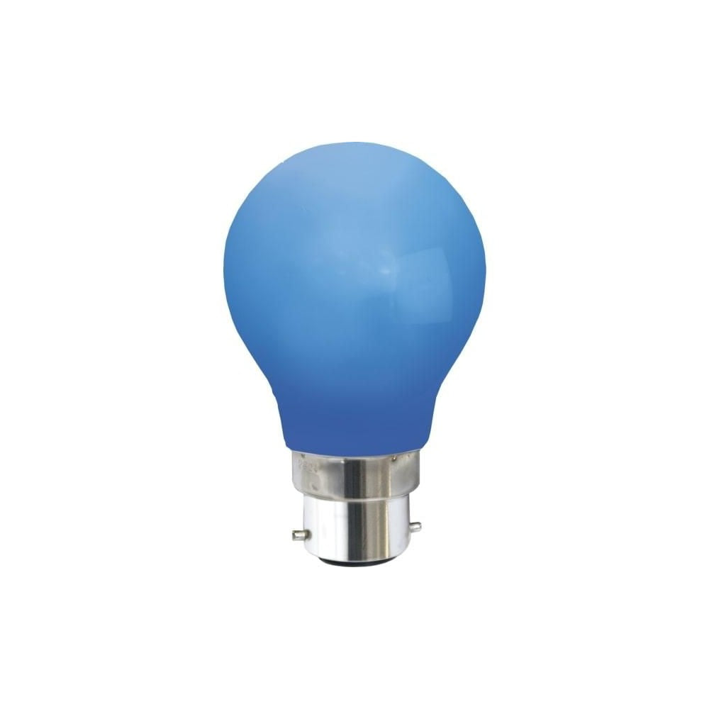 Blå udendørs Ø55 IP20 LED B22 1W 360°