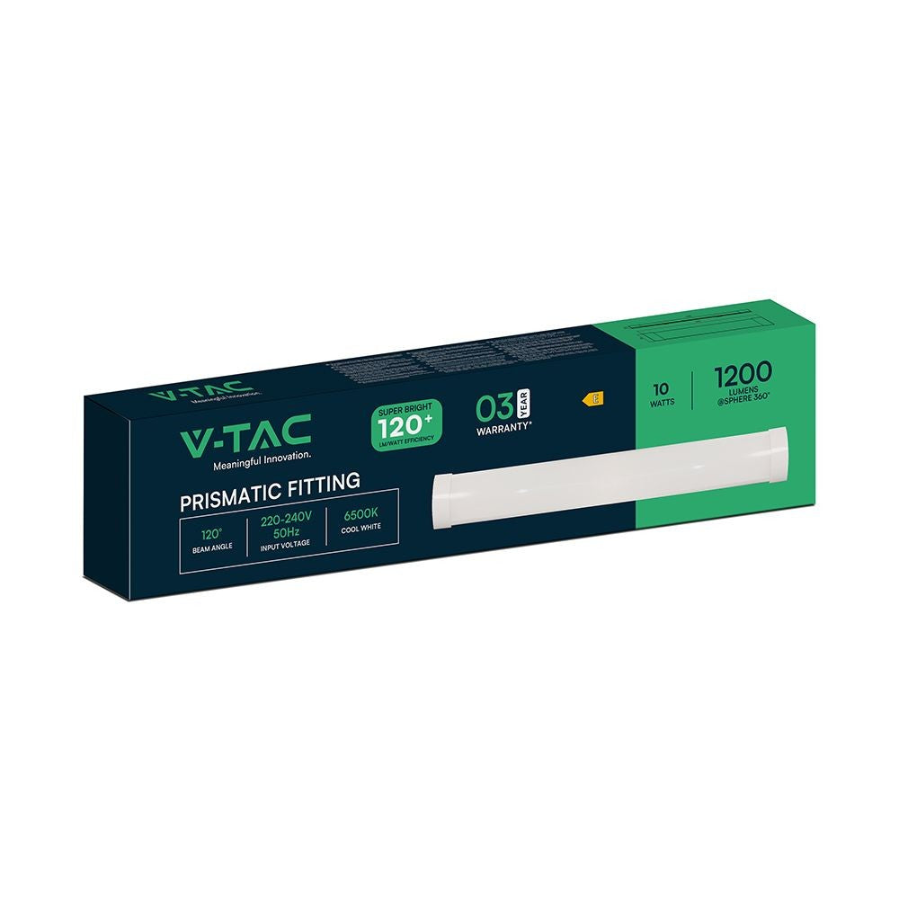 V-Tac 10W LED armatur - 30 cm, 230V, 1000lm, RA80, 3 års garanti