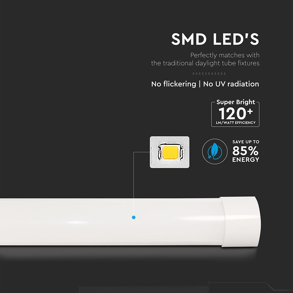 V-Tac 10W LED armatur - 30 cm, 230V, 1000lm, RA80, 3 års garanti