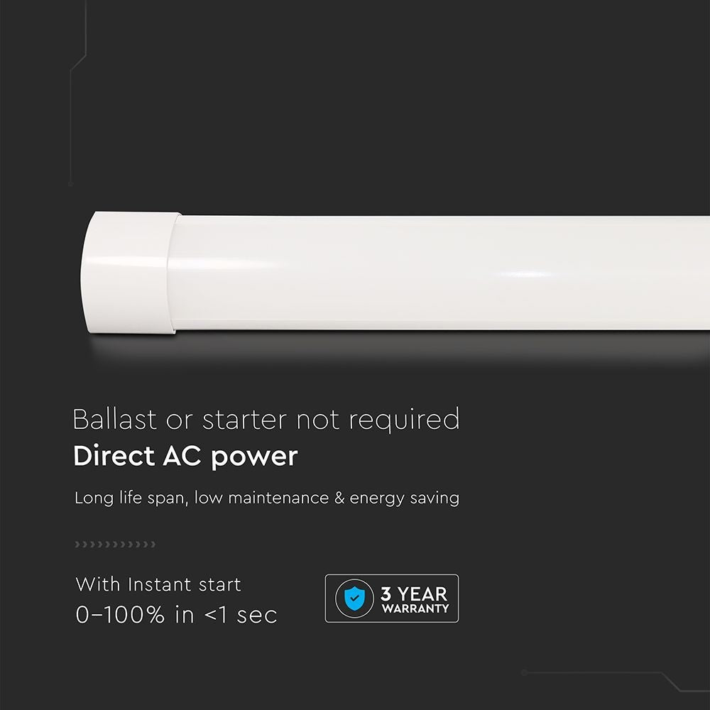 V-Tac 10W LED armatur - 30 cm, 230V, 1000lm, RA80, 3 års garanti