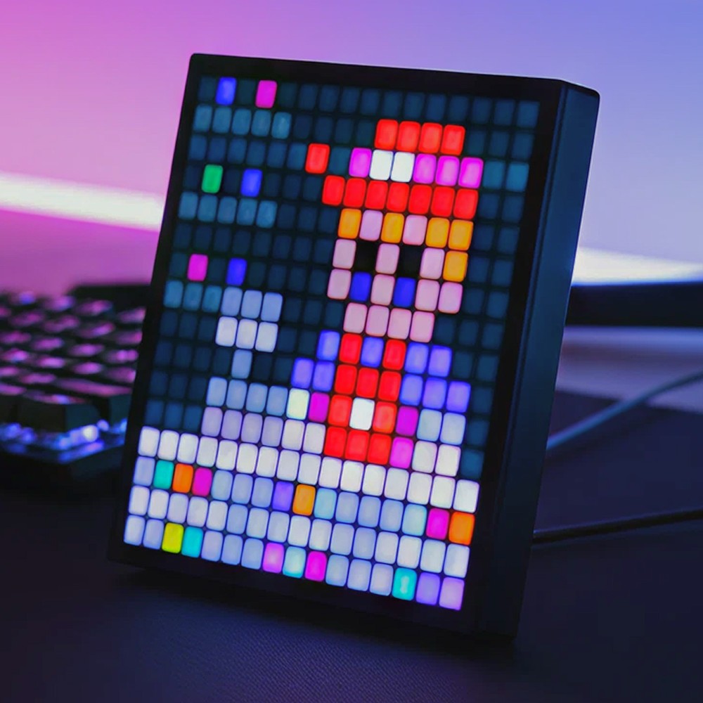 16x16 Pixel Bluetooth LED-display med 5V USB-strømforsyning - Effekt: 10W