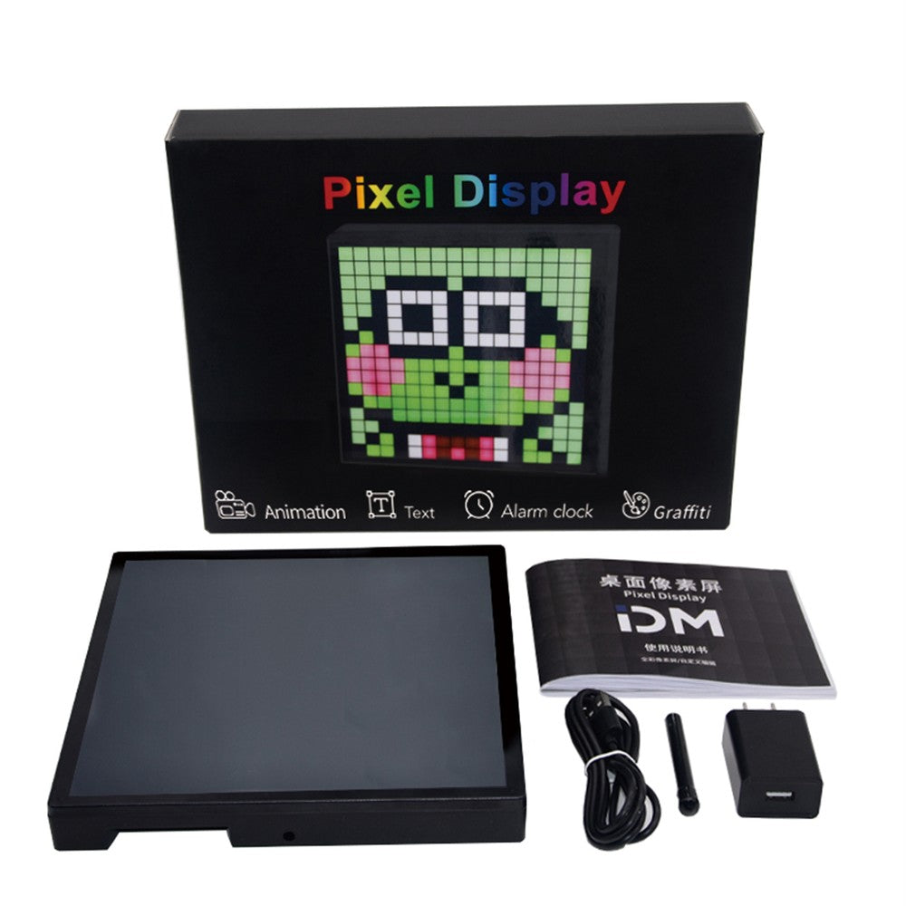 16x16 Pixel Bluetooth LED-display med 5V USB-strømforsyning - Effekt: 10W