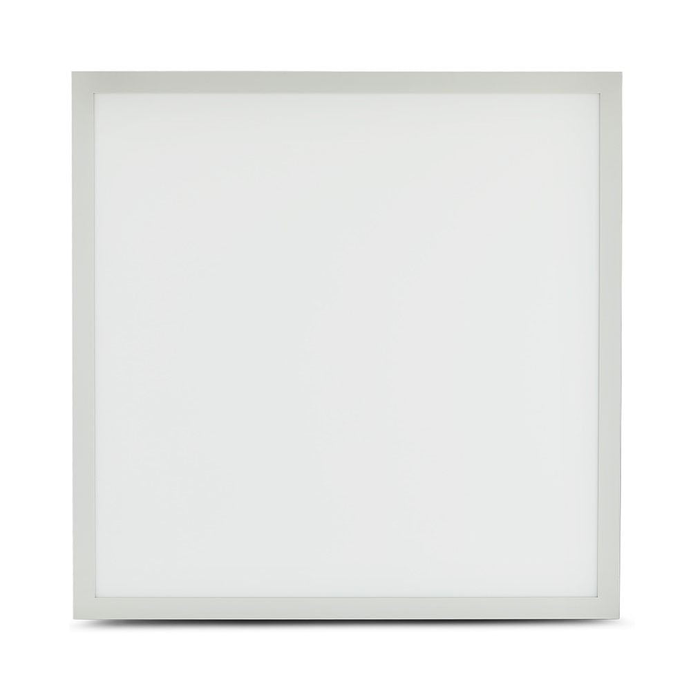 V-Tac Smart Home LED panel - Tuya/Smart Life, 40W, kompatibel med Google Home, Alexa og smartphones, hvid kant