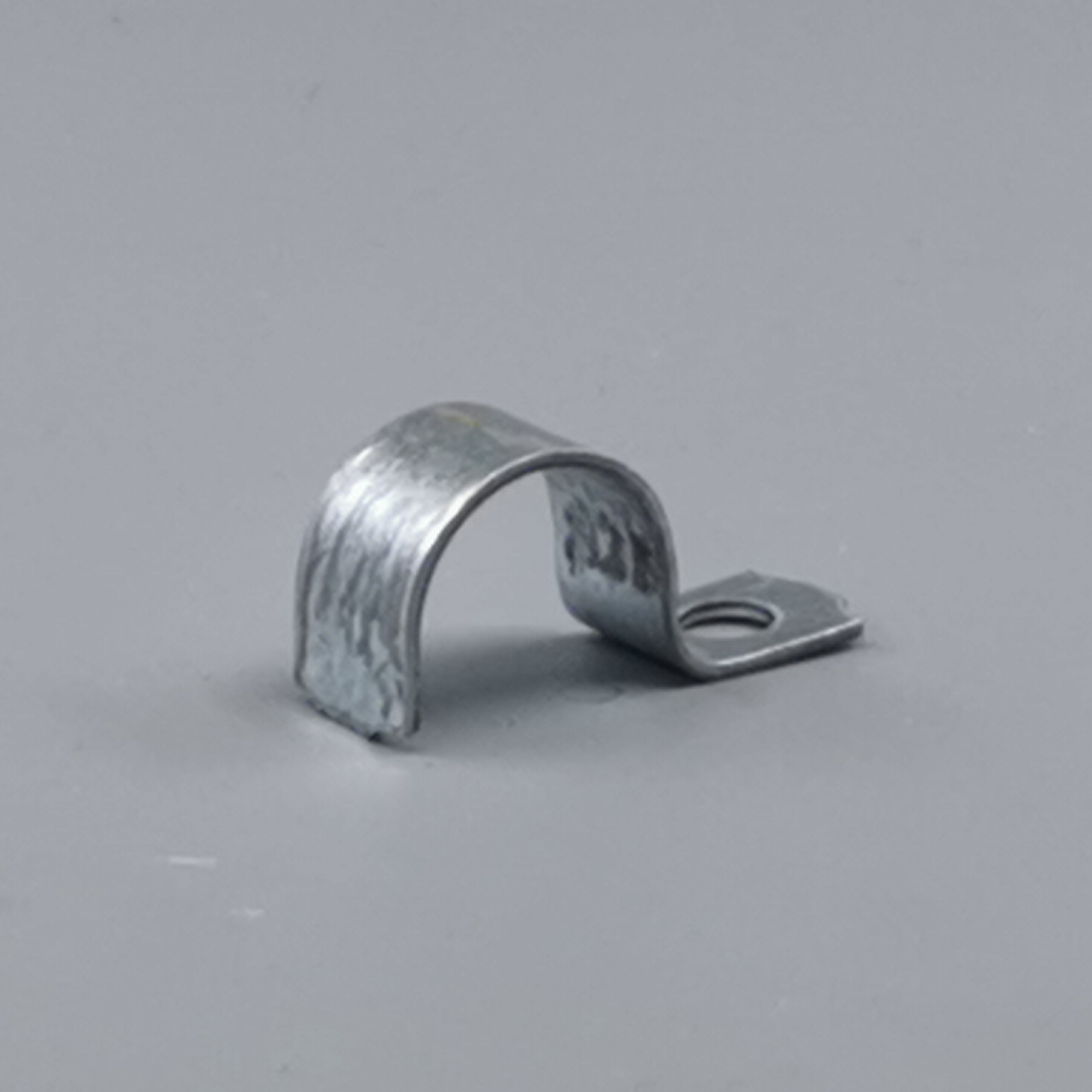 Kabelbøjle 16mm 1 lap forzinket - pr. stk.