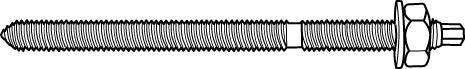 Gevindstang RGM M12 x 160 mm, FZB, 10 stk.