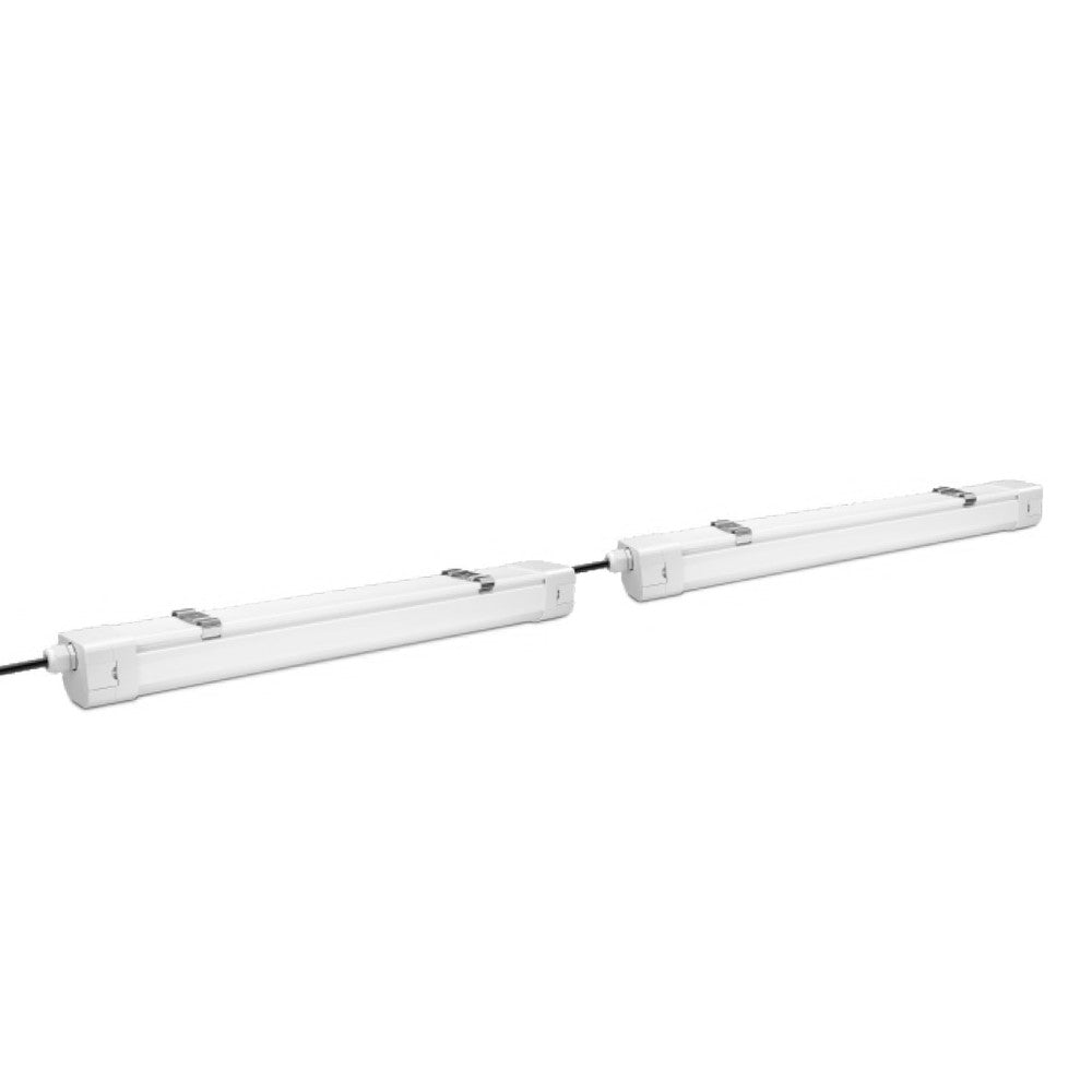 LEDlife LED armatur 40W - 120 cm, gennemfortrådet, easy connect, IP65 - Vandtæt lysarmatur 40W med høj lumenstyrke og enkelt tilslutning