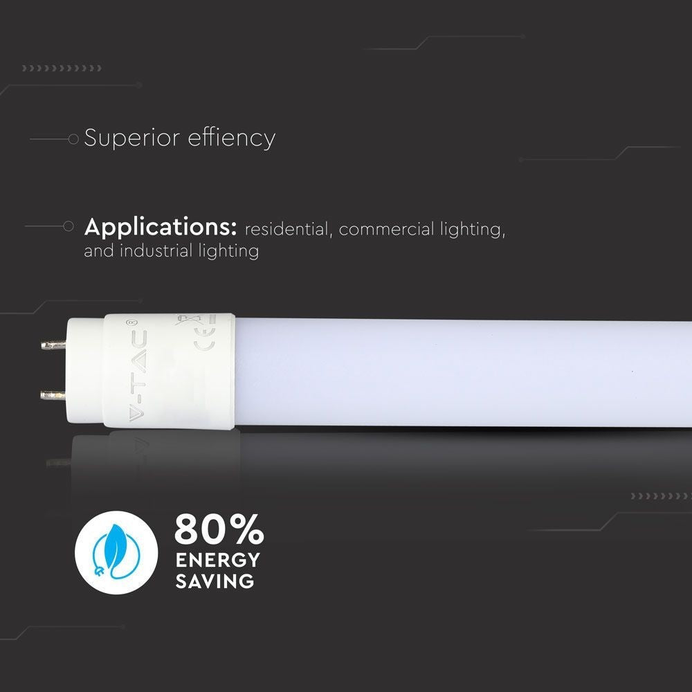 V-Tac T8-Performer120 Evo - 160lm/W, 12W LED rør, 120 cm