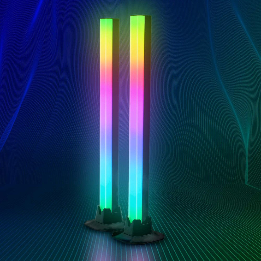 RGBIC ambient light bar - 42cm med Bluetooth og 5W effekt, inkl. 2 stk. USB-input, 5V, til stemningsfuld belysning
