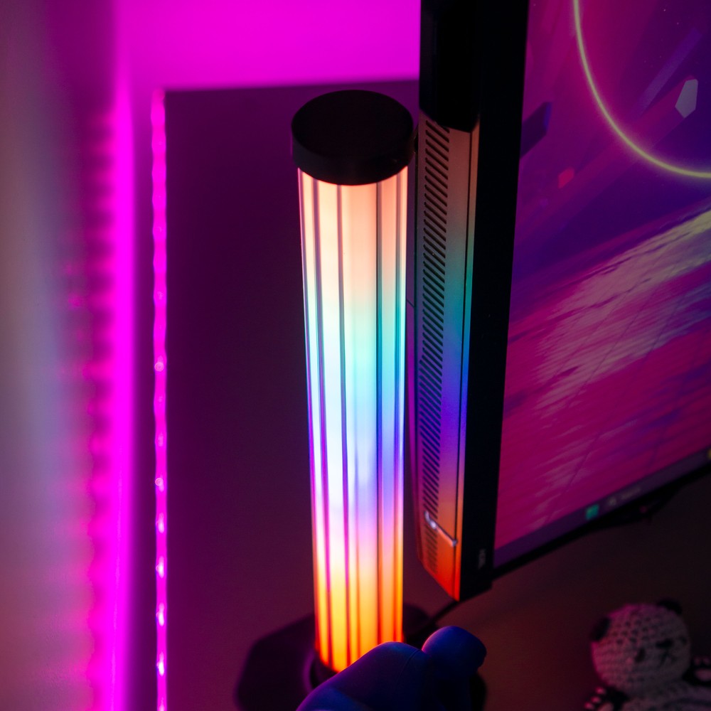 2 stk. RGBIC Ambient Light Bar - 33cm, Bluetooth, Effekt: 5W, Input: 5V USB