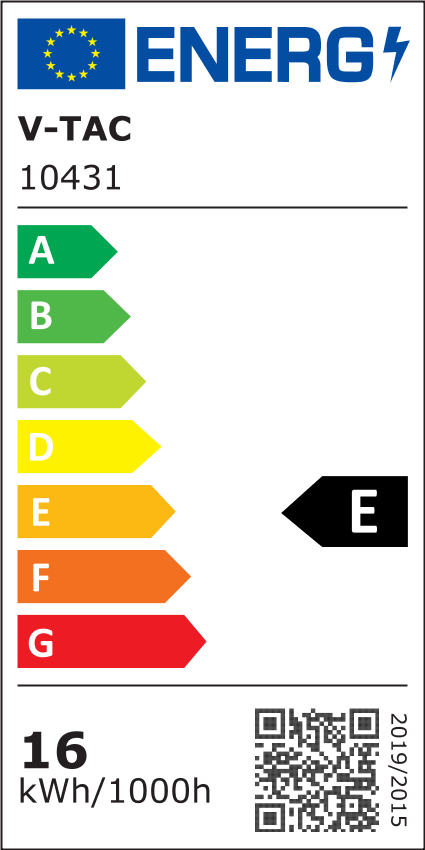 16W LED Væglys i Sort, 3000K, IP65, RA90, 2035lm - 1010*60*50mm