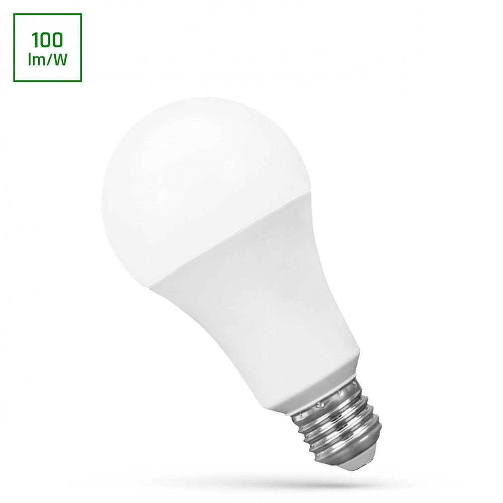 E27 18W LED Pære - 230V, Varm hvid, A60, Spectrum, 1800lm, RA80