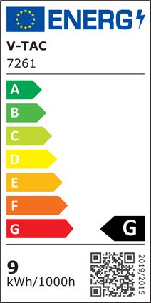 10 stk V-Tac 9W LED pærer - 200 grader, E27, erstatter 60W