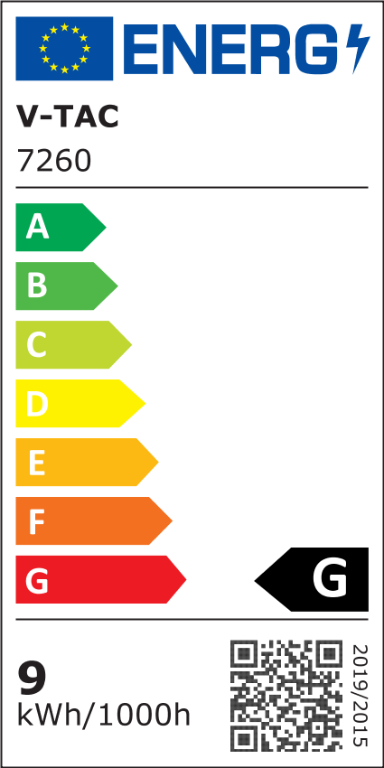 10 stk V-Tac 9W LED pærer - 200 grader, E27, erstatter 60W